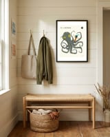 O Is For OCTOPUS framed in a relaxed room thumbnail