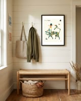 T Is For TIGER framed in a relaxed room thumbnail