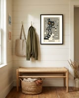 TAROT CARD CAT: THE HERMIT framed in a relaxed room thumbnail