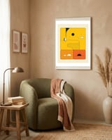 ORANGE SUNSET framed in a tender room thumbnail