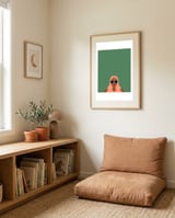 Lady with pink hair framed in a gentle room thumbnail