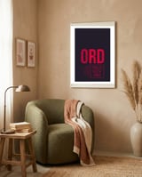 Chicago Ord Atc framed in a tender room thumbnail