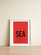 Seattle Atc — framed, leaning against the wall thumbnail