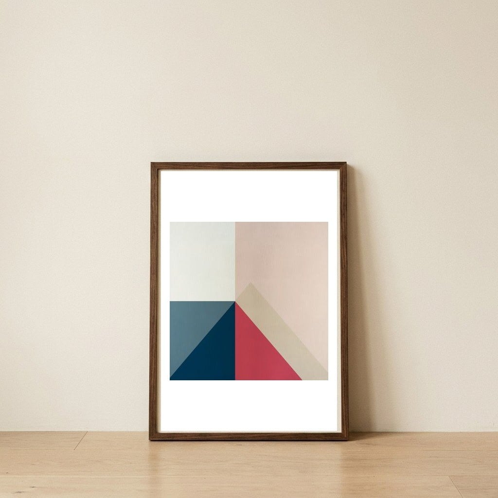 Peaceful Living 2 — framed, leaning against the wall