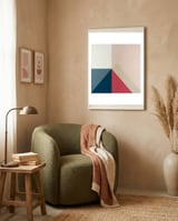 Peaceful Living 2 framed in a tender room thumbnail