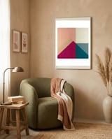 Peaceful Living 3 framed in a tender room thumbnail