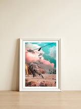 Time Machine — framed, leaning against the wall thumbnail