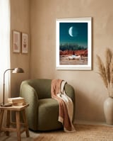 Mars is Here framed in a tender room thumbnail