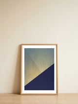 Minimal GeoShapes 5 — framed, leaning against the wall thumbnail