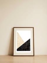 Minimal GeoShapes 6 — framed, leaning against the wall thumbnail