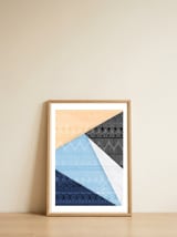 Pattern Color Patch — framed, leaning against the wall thumbnail
