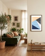 Pattern Color Patch framed in a grounding room thumbnail