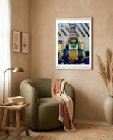 Kathakali Face framed in a tender room thumbnail