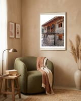 Architecture - Exposed Stone House framed in a tender room thumbnail