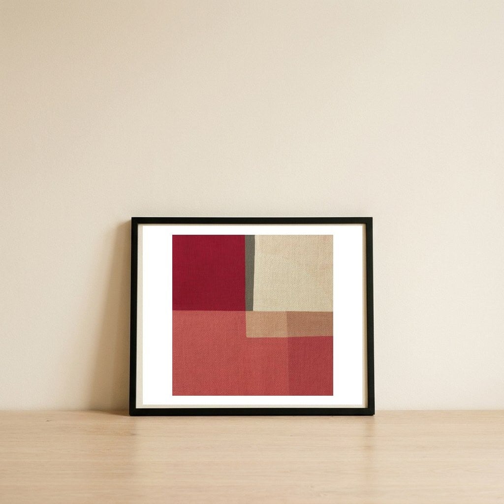 Tillage — framed, leaning against the wall