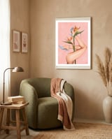 Bird Of Paradise framed in a tender room thumbnail