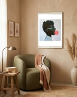 How Far Is A Light Year framed in a tender room thumbnail