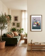 Frida Kahlo framed in a grounding room thumbnail