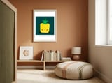 Stay Well Kawaii Pineapple framed in a gentle room thumbnail