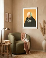 Old Portrait Disaster · G5 framed in a tender room thumbnail