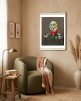 Old Portrait Disaster · G2 framed in a tender room thumbnail