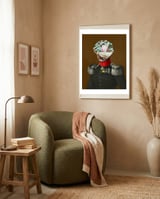 Old Portrait Disaster · G4 framed in a tender room thumbnail