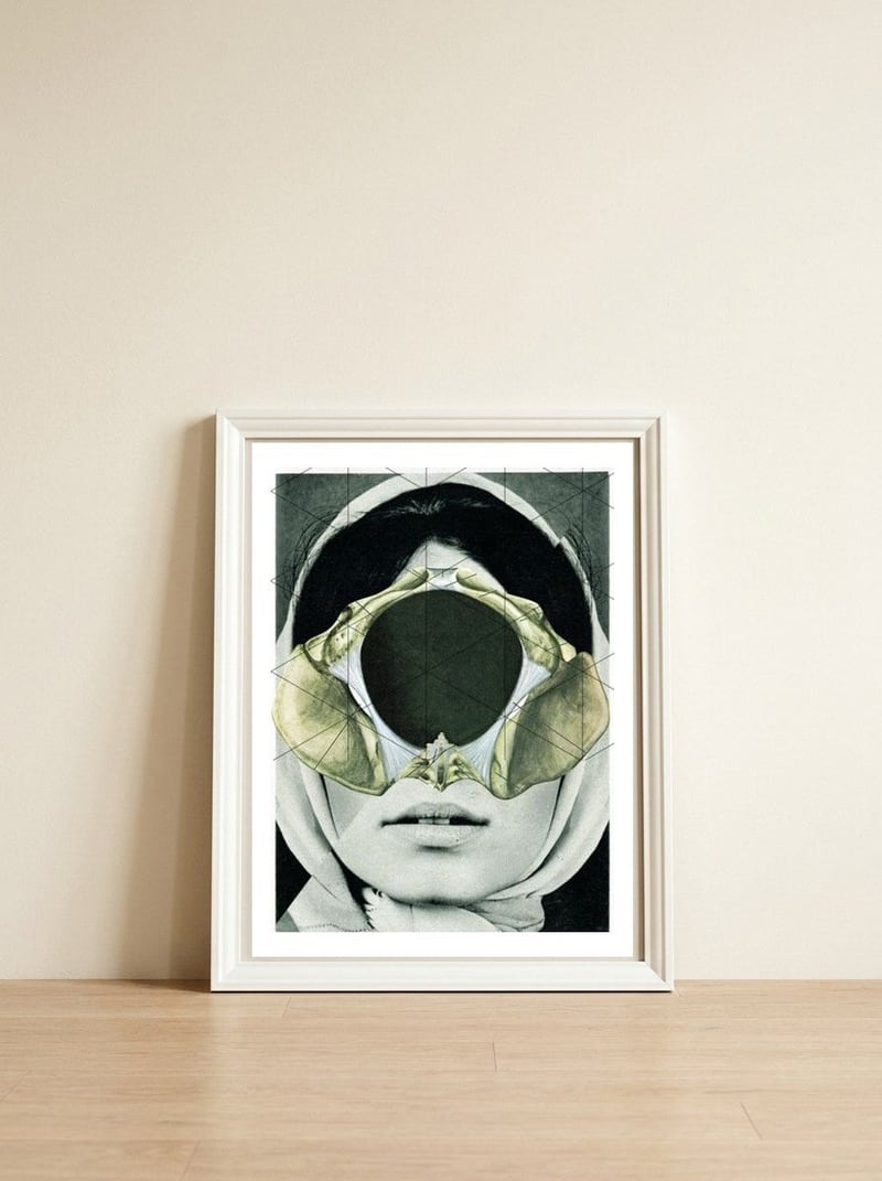 Another Portrait Disaster · Clara — framed, leaning against the wall