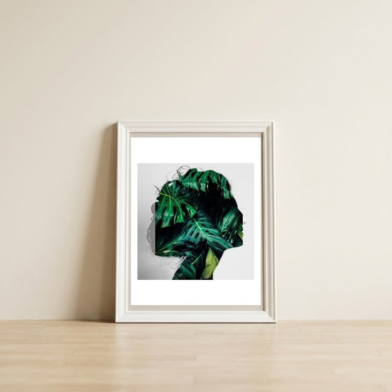 Crazy Woman 208 — framed, leaning against the wall