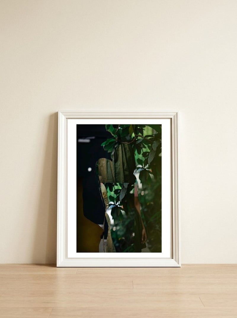 Disappeared Dreams 5 — framed, leaning against the wall
