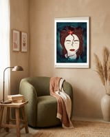Sleeping with the Fishes (Sleeping Beauty Series) framed in a tender room thumbnail