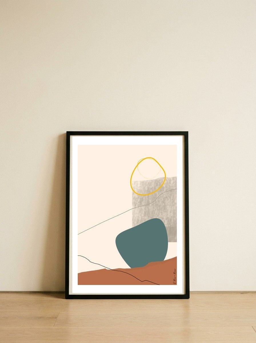 Desert 07 — framed, leaning against the wall