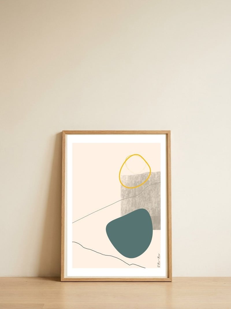 Desert 08 — framed, leaning against the wall