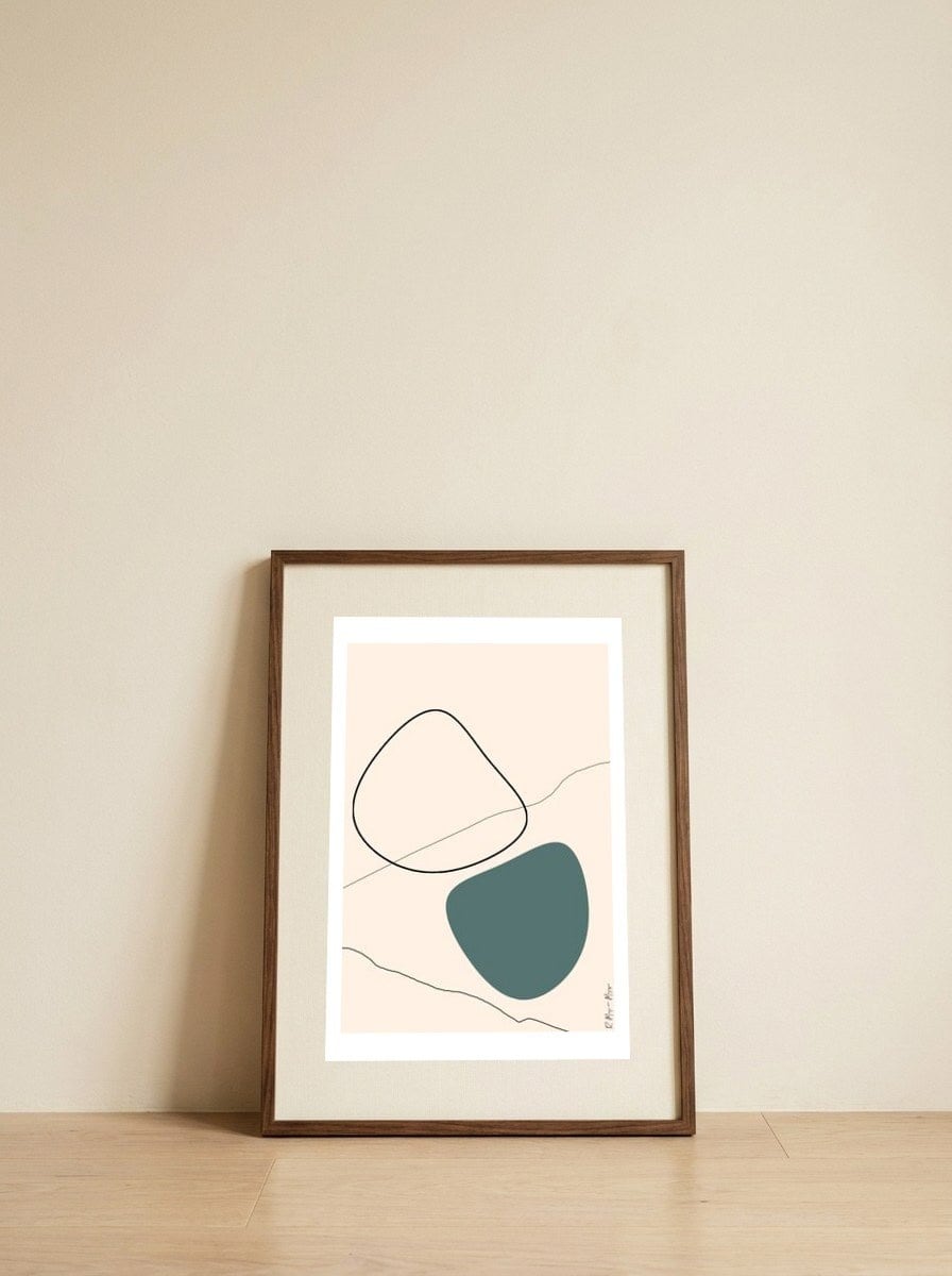 Desert 09 — framed, leaning against the wall
