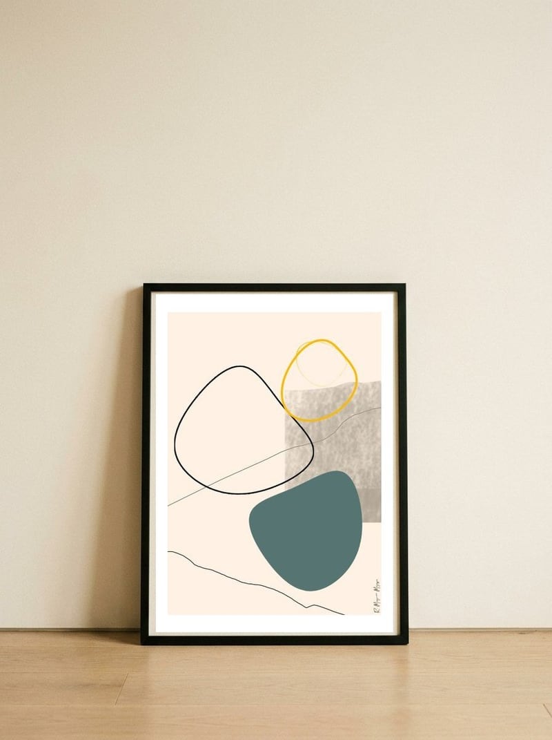 Desert 10 — framed, leaning against the wall