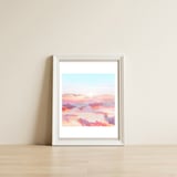 Blush Clouds — framed, leaning against the wall thumbnail