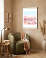 Blush Clouds framed in a tender room thumbnail