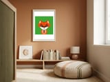 Kids Room Fox framed in a gentle room thumbnail