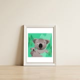 Kids Room Koalas — framed, leaning against the wall thumbnail