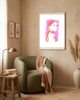 JM Pink  framed in a tender room thumbnail