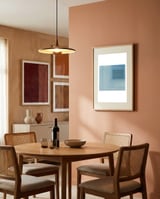 Blue Finish framed in a intimate room thumbnail