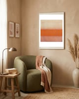 Ocher Division framed in a tender room thumbnail