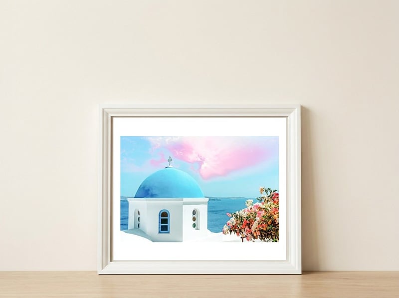 Greek Enlightenment — framed, leaning against the wall