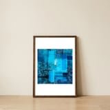 BLUE — framed, leaning against the wall thumbnail