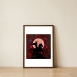 SAINT JORGE AND THE DRAGON — framed, leaning against the wall thumbnail