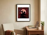 SAINT JORGE AND THE DRAGON framed in a focused room thumbnail