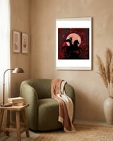 SAINT JORGE AND THE DRAGON framed in a tender room thumbnail