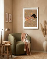 Grass as soft as cotton candy framed in a tender room thumbnail