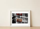 London Rainy Streets  — framed, leaning against the wall thumbnail