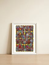 Formas 14 34 3d And Pop 4 — framed, leaning against the wall thumbnail