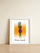 Chica Rosada 1b 3d — framed, leaning against the wall thumbnail